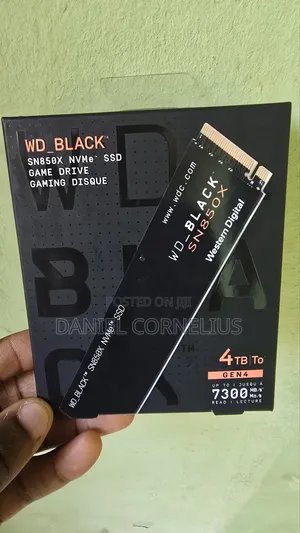 4tb Wd Black Sn850x Gen 4 SSD