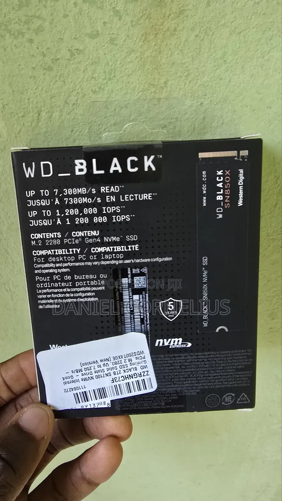 4tb Wd Black Sn850x Gen 4 SSD