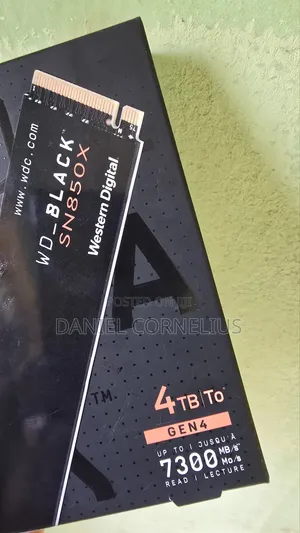 4tb Wd Black Sn850x Gen 4 SSD