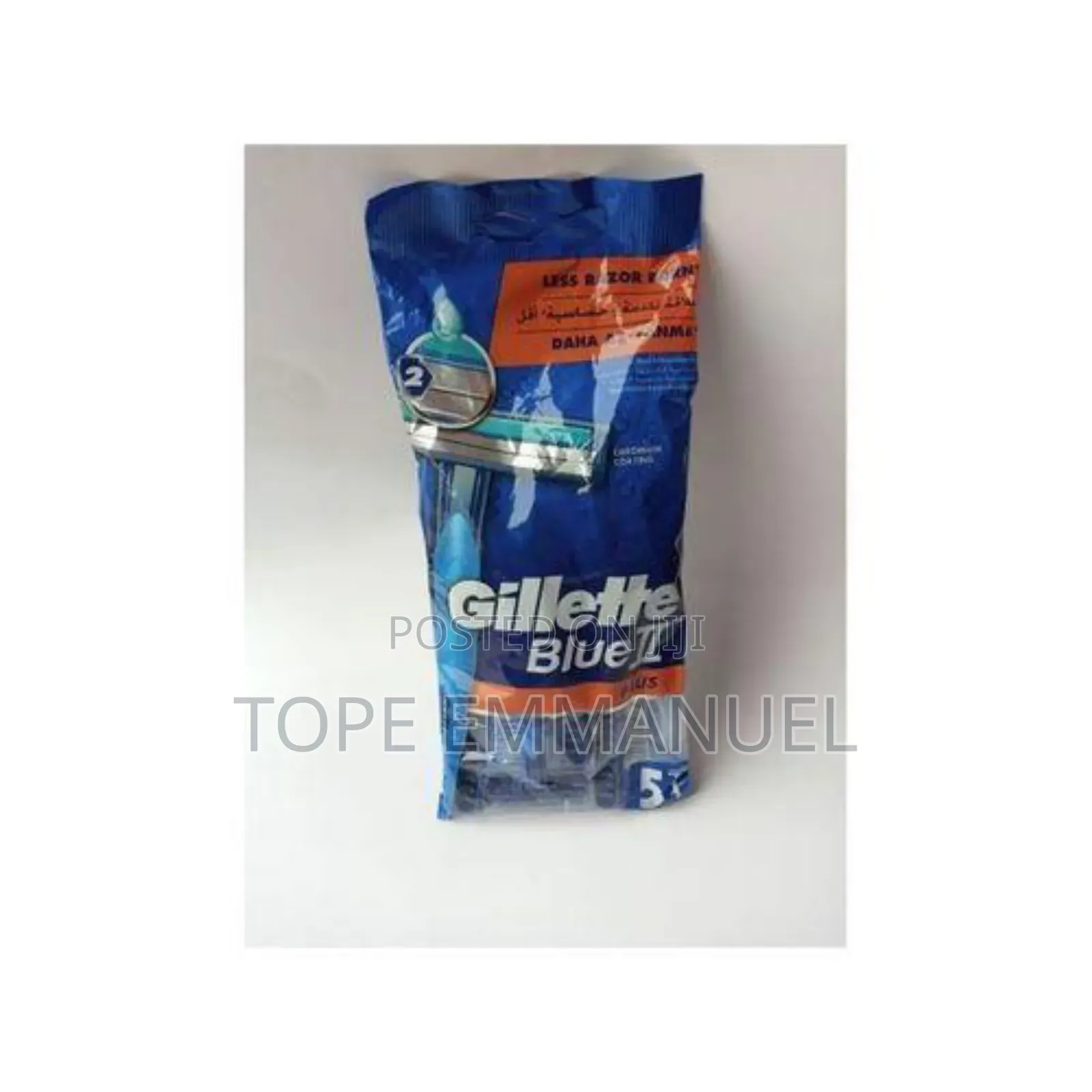 Blue Ii Plus Razor for Men – 5 -Count
1