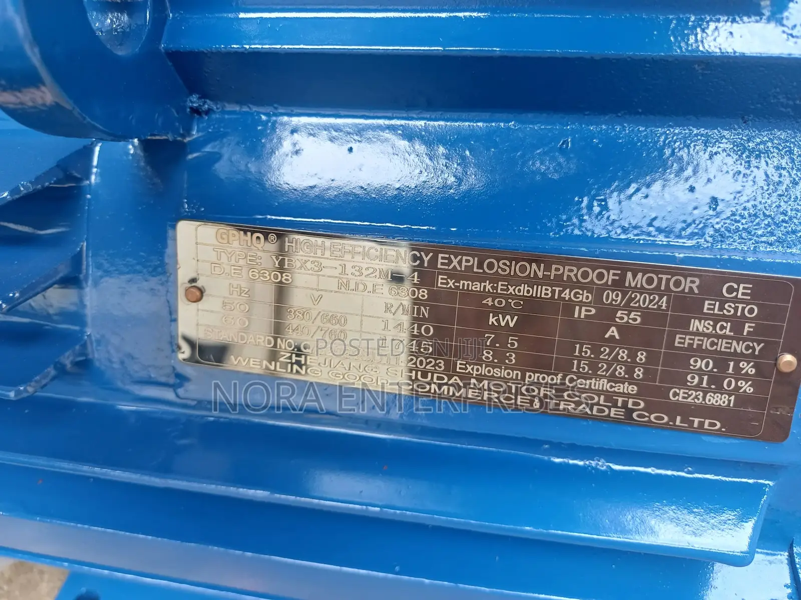 10hp/7.5kw High Efficiency Explosion-Proof Motor