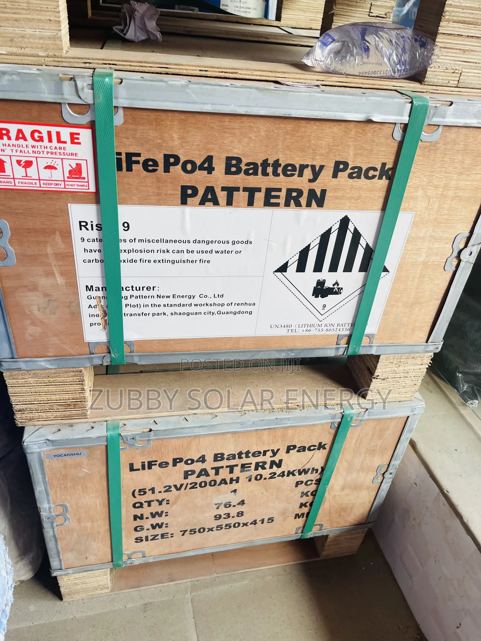 10kwh 51.2 Volt Pattern Lithium Battery