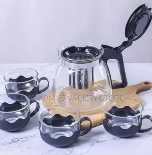 Tea Pot With Four Cups Set