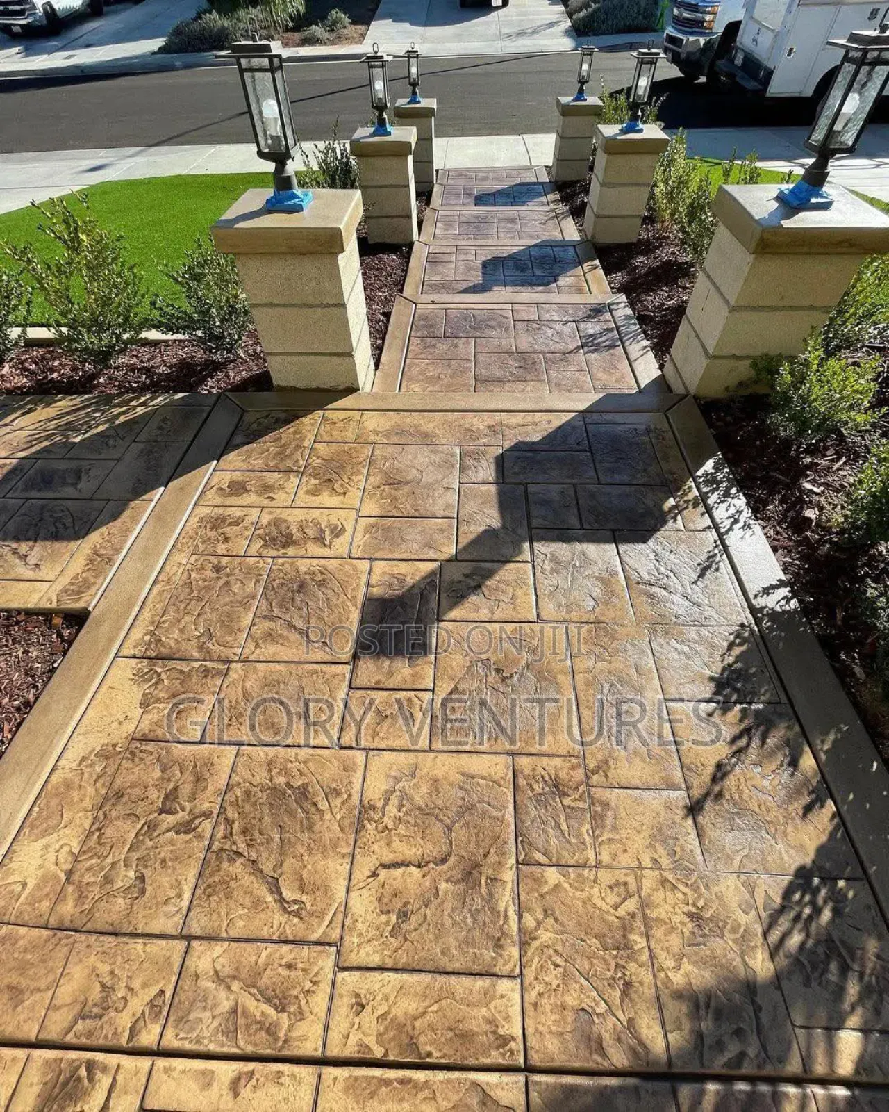 Stamp Concrete And Interlocking