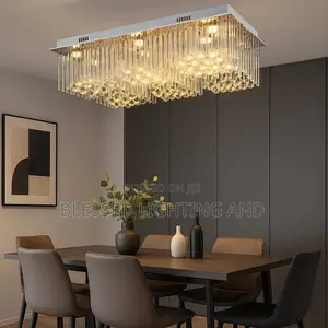 Size 800mm Luxury Modern Rain Drops for Living Room, Hotel Lobby, Dinn