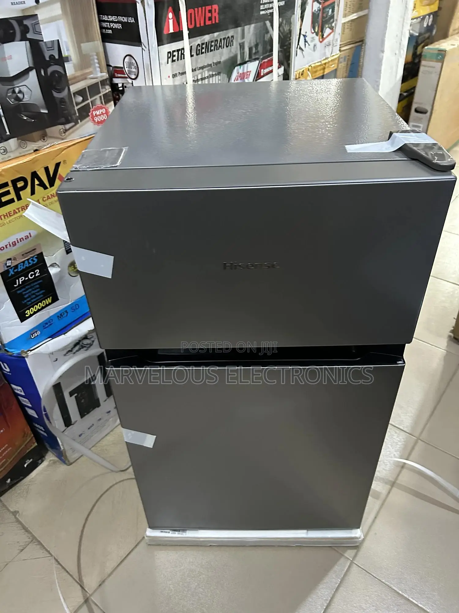Brand New Original Hisense Doble Door Refrigerator Full Coper Engine
