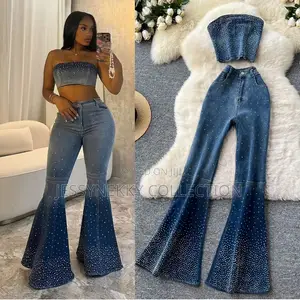 New Quality Luxurious Ladies Denim Set