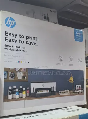 Hp Smart Tank 720 Wireless All-in-One Printer