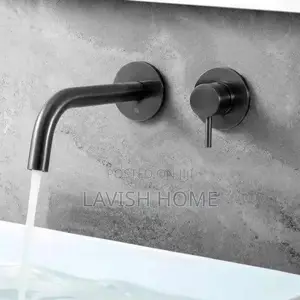 Original Black Bend Concealed Basin Mixer