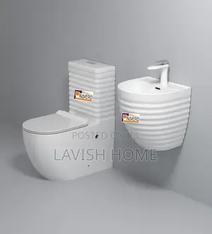 Zibra White Super Executive Water Closet Toilet Wc