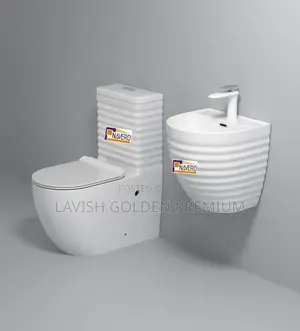 Zibra White Super Executive Water Closet Toilet Wc