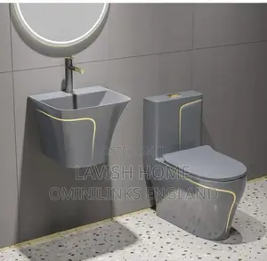 Gold on Grey Luxury Wc