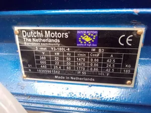 Brand New High Quality Original 22kw 1470rpm 380v Electric Motor