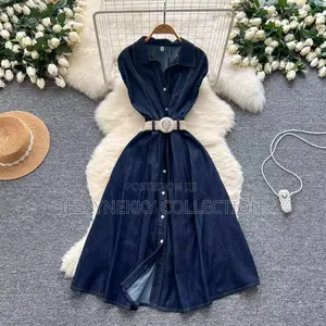 New Quality Luxurious Ladies Denim Dress