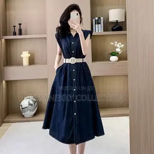 New Quality Luxurious Ladies Denim Dress
