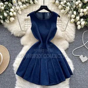 New Quality Luxurious Denim Dress