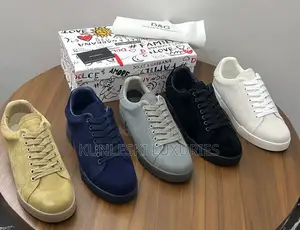 Original Dolce Gabbana Portofino Suede Sneakers Collections