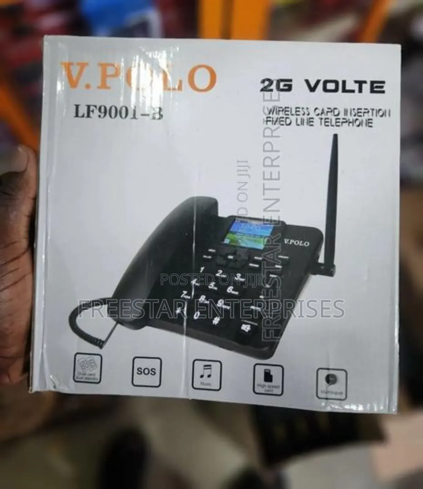 V Polo Table Phone, Dual Sim, Music.