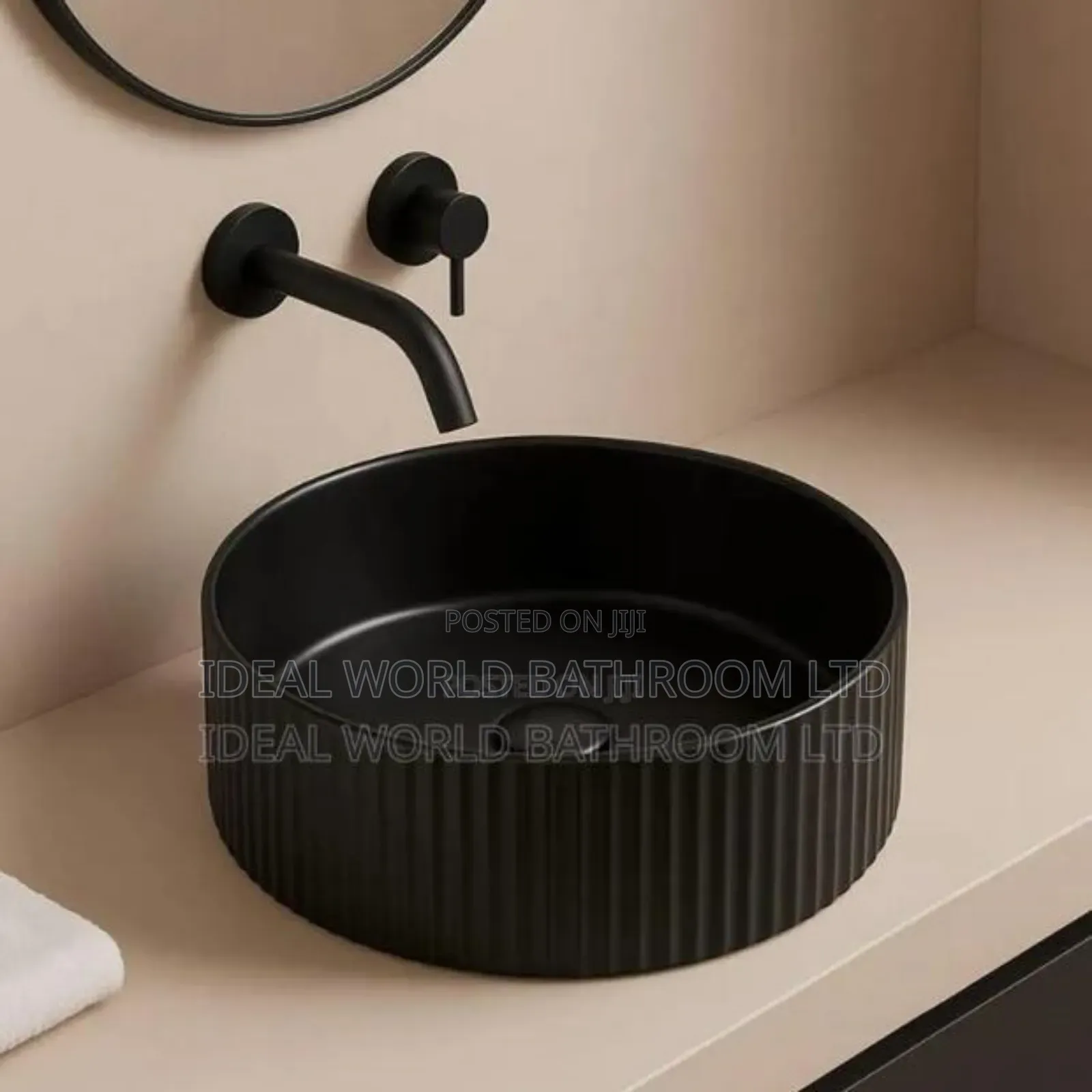 Black Wash Hand Basin