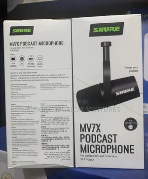Podcast Microphone Shure Mv7x