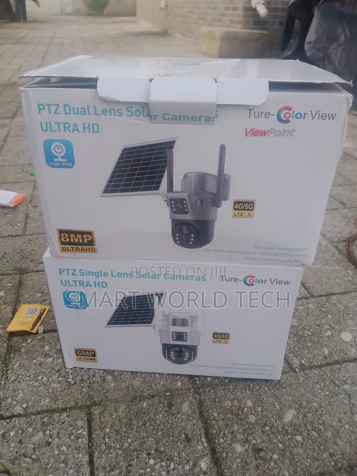 PTZ Dual Lens Solar Security With 4g