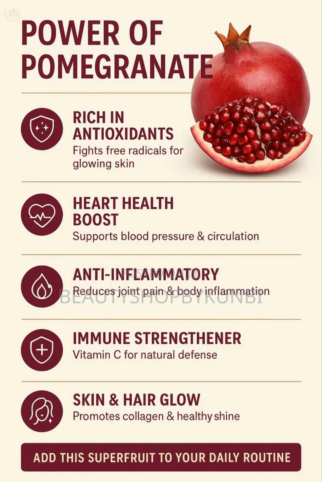 Dry Pomegranate Seeds - 100g