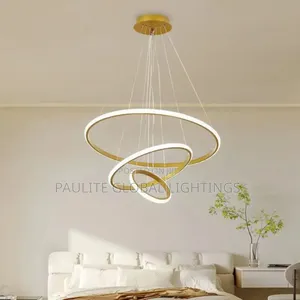 3 Ring Chandelier for Living Room, Bedroom, Dining and More 
