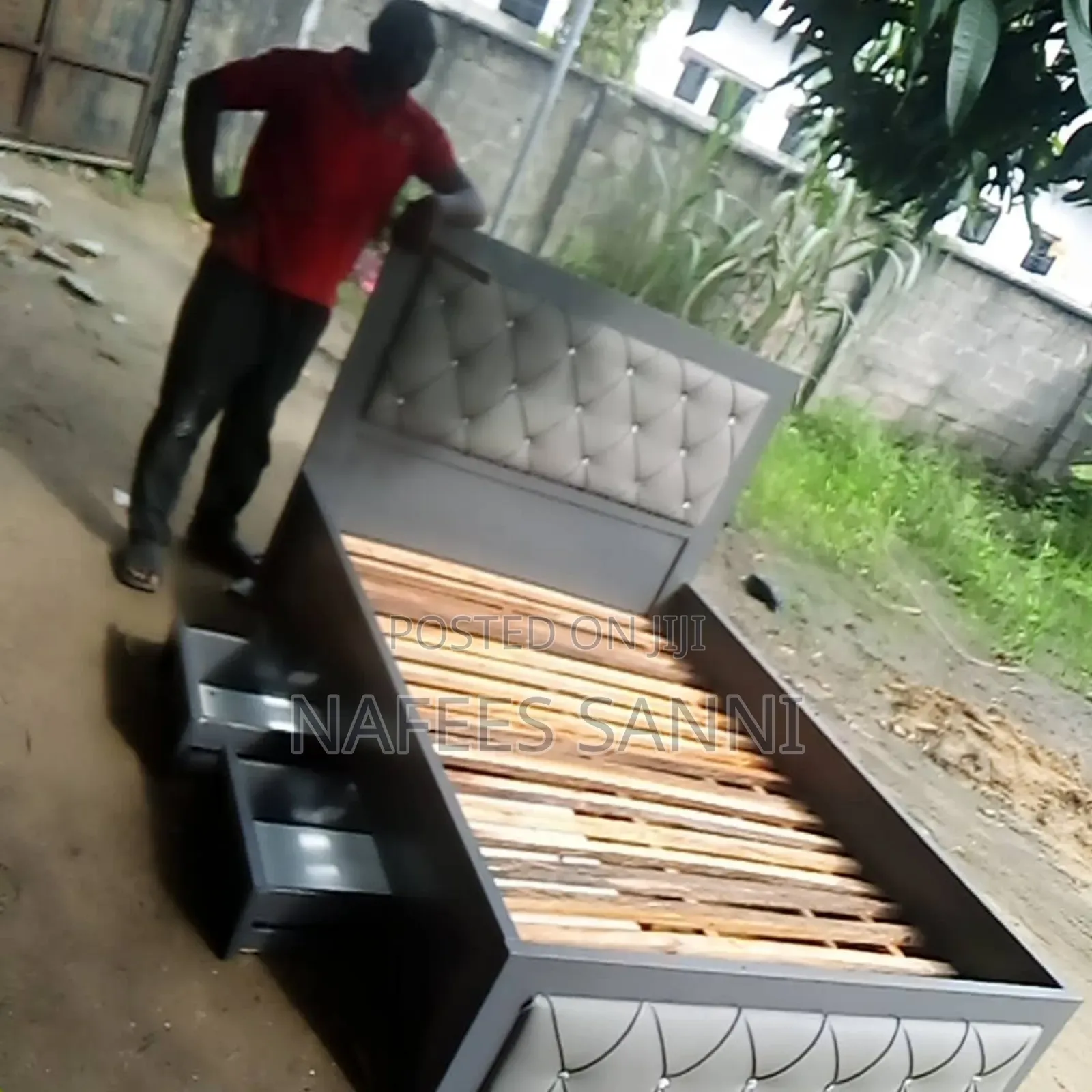 Bedframe With Storage Drawers