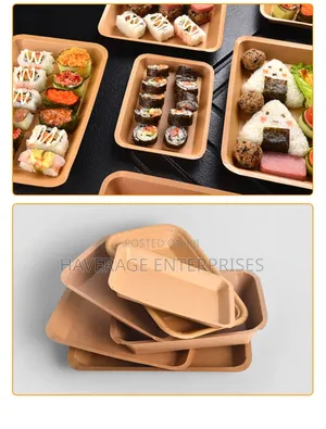 Disposable Kraft Paper Soup Bowl/Tray 50pces