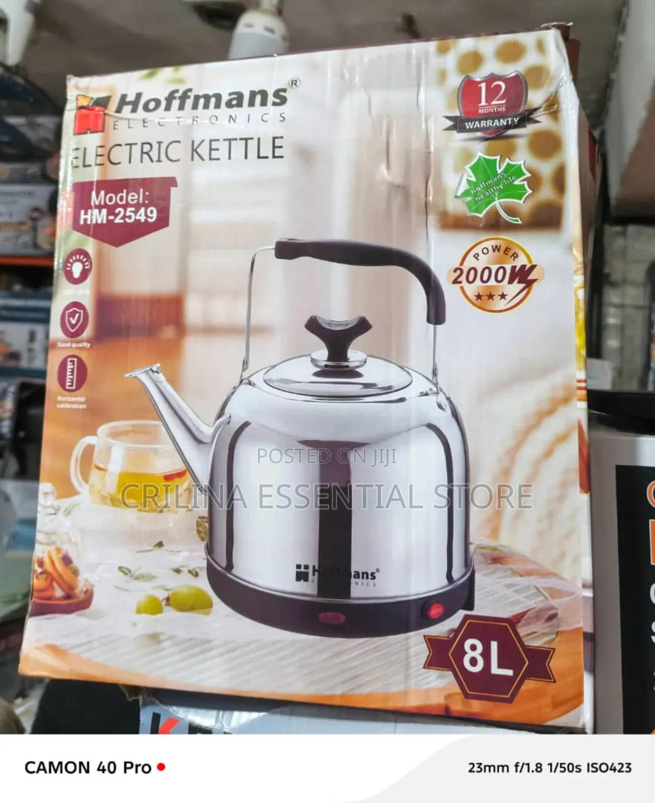 Hoffman 8l Electric Kettle