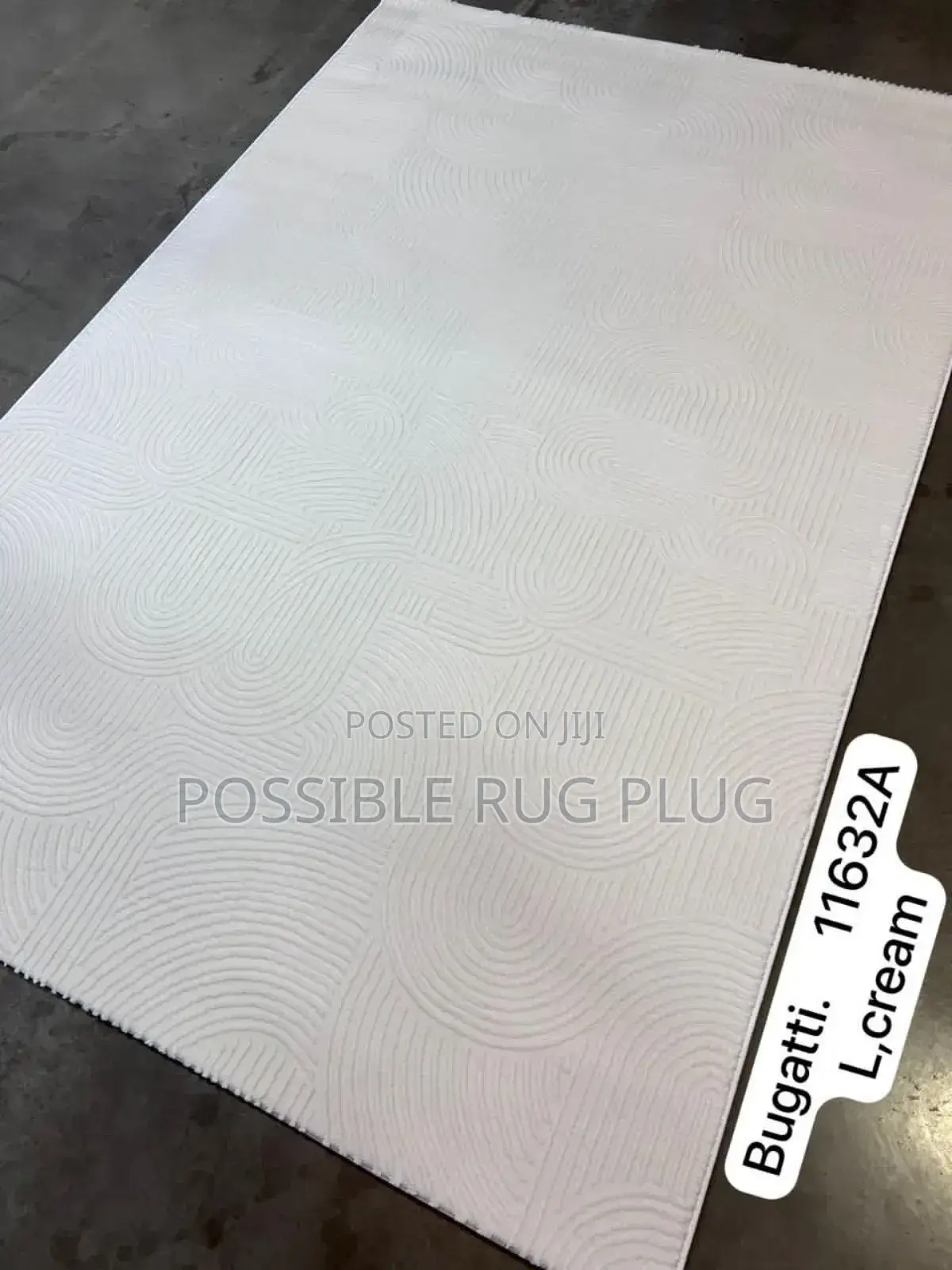 Bugatti Cream Center Rug.