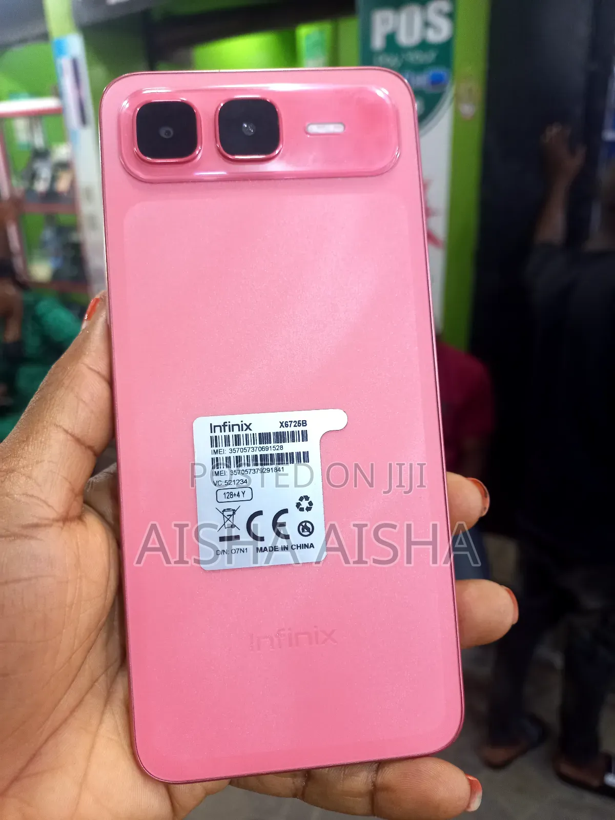 Infinix Smart 10 Plus 128 GB Pink