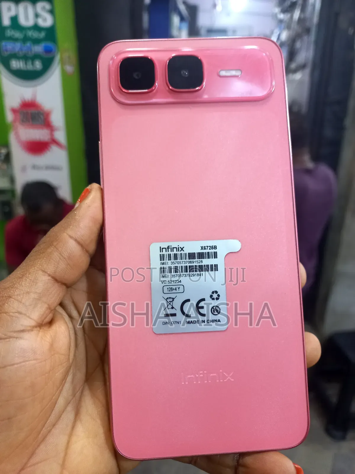Infinix Smart 10 Plus 128 GB Pink