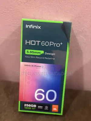 New Infinix Hot 60 Pro+ 128 GB Black