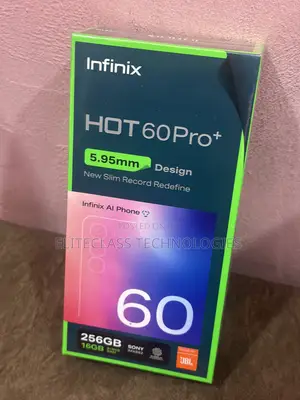 New Infinix Hot 60 Pro+ 128 GB Black