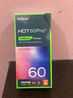 New Infinix Hot 60 Pro+ 128 GB Black