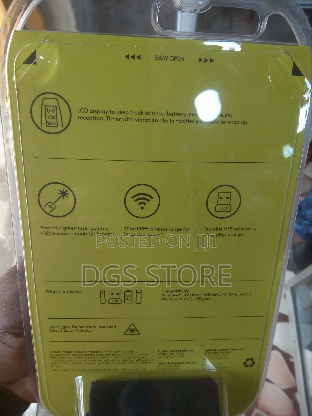 Logitech Presenter R800wireless Presenter With Laser Pointer