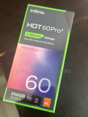 New Infinix Hot 60 Pro+ 128 GB Black