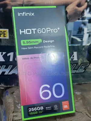 New Infinix Hot 60 Pro+ 128 GB Black