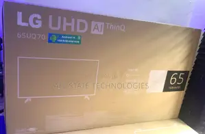 Lg 65” Smart Uhd Tv — Sharp Display, Ai Thinq