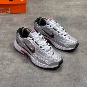 Nike Initiator Metallic Silver Red Sneakers 
