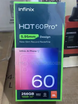 New Infinix Hot 60 Pro+ 128 GB Black