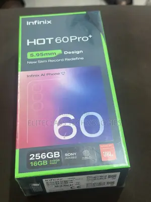New Infinix Hot 60 Pro+ 128 GB Black