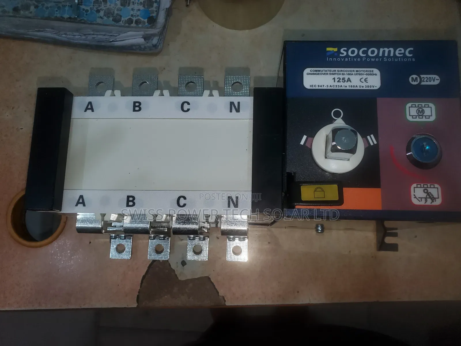 Automatic Change Over 125ah 4pole