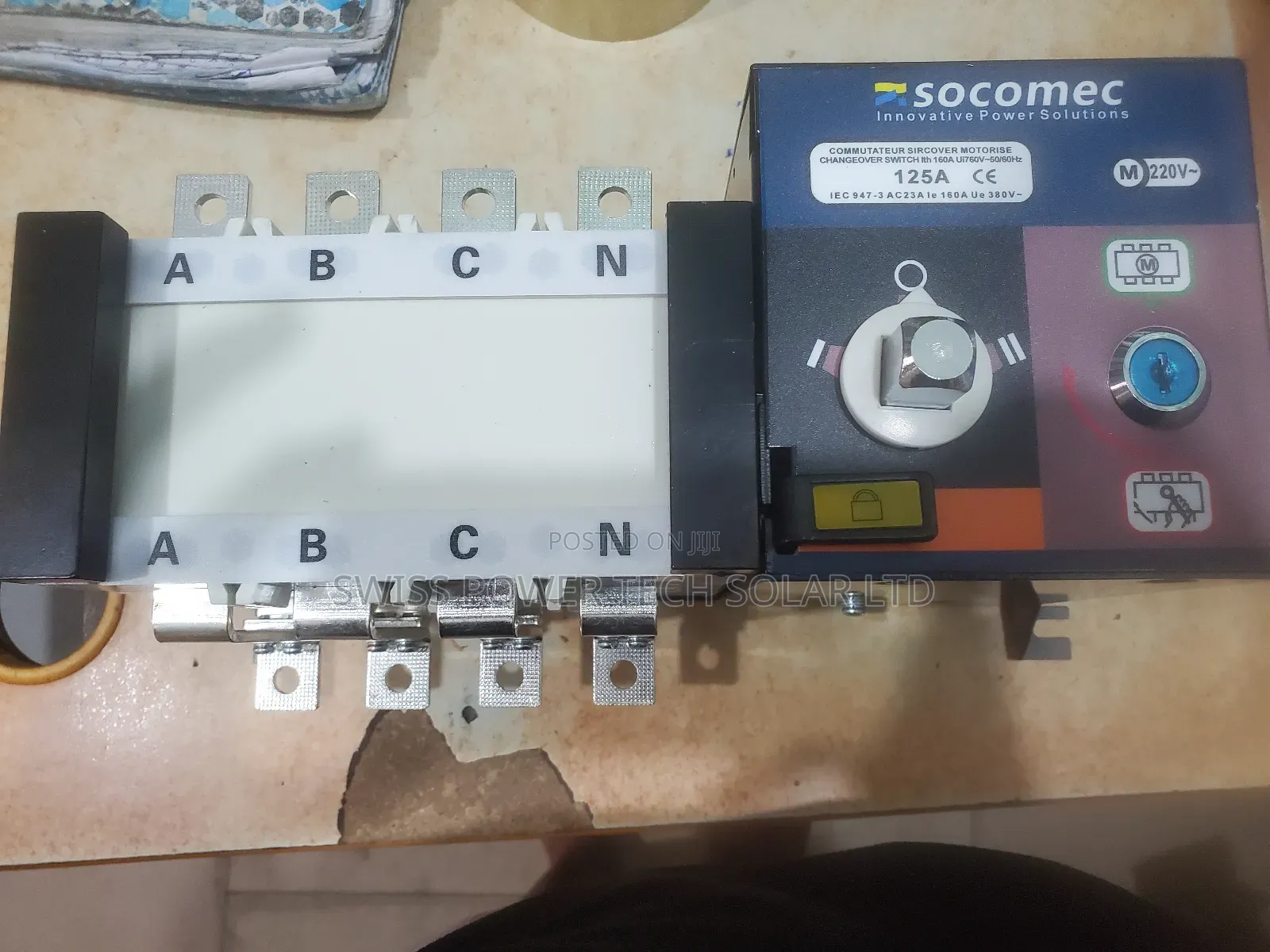 Automatic Change Over 125ah 4pole