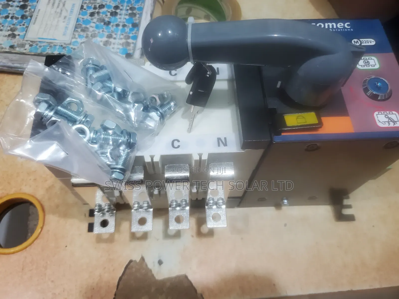 Automatic Change Over 125ah 4pole