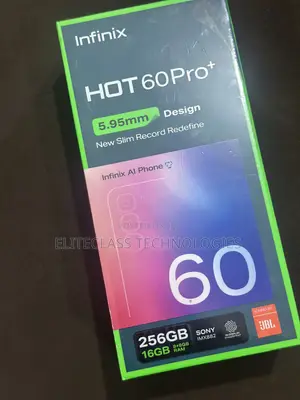 New Infinix Hot 60 Pro+ 128 GB Black