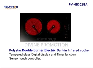 2 Burner Polystar Infrared Electric Built-in Burner
