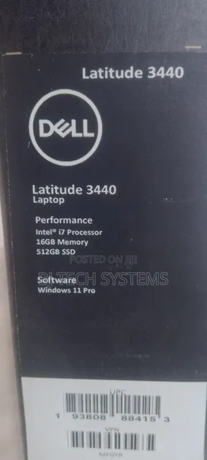 New Laptop Dell Latitude 3440 16GB Intel Core I7 SSD 512GB