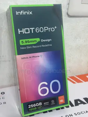 New Infinix Hot 60 Pro+ 128 GB Black
